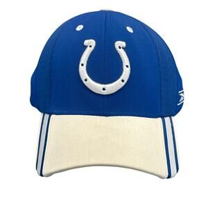 Indianapolis Colts Reebok Official NFL Hat Men One Size Blue Strap Cap Football
